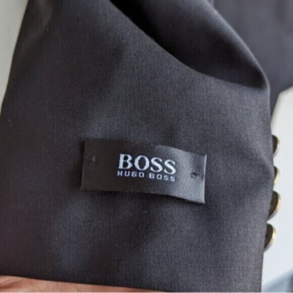 NWT Hugo Boss wool black suit/blazer jacket - Picture 5 of 14